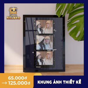 Khung Ảnh Theo Yêu Cầu - Tranh Khung Cá Nhân Size A3 A4 A5 Trang Trí