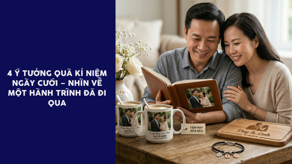 4 ý tưởng quà kỉ niệm ngày cưới