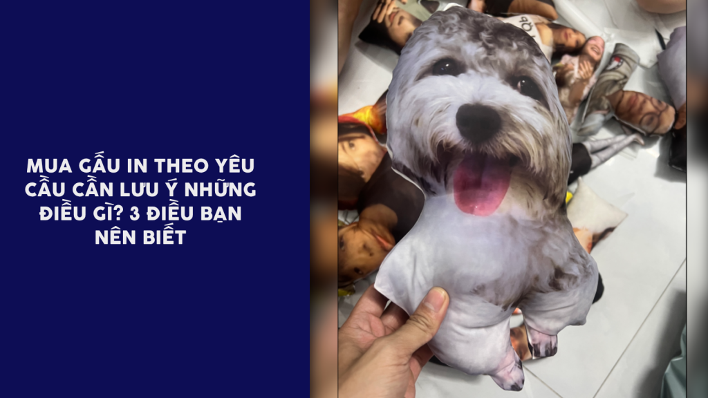 Mua gấu in hình thiết kế theo yêu cầu