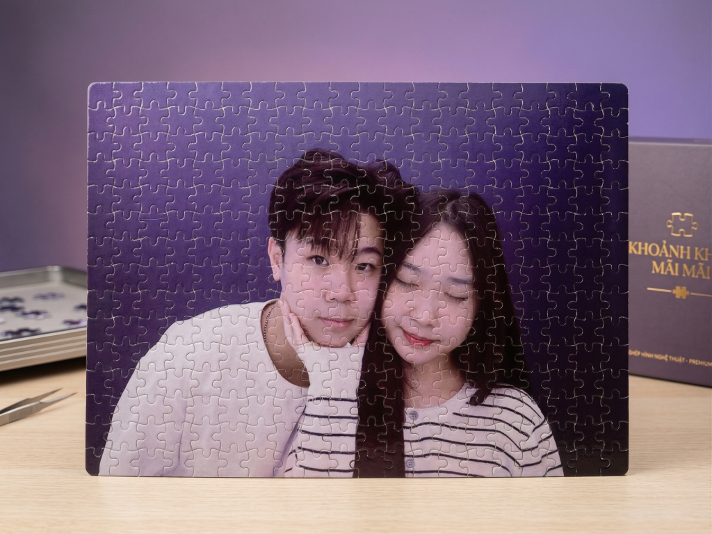 Tranh xếp hình theo yêu cầu