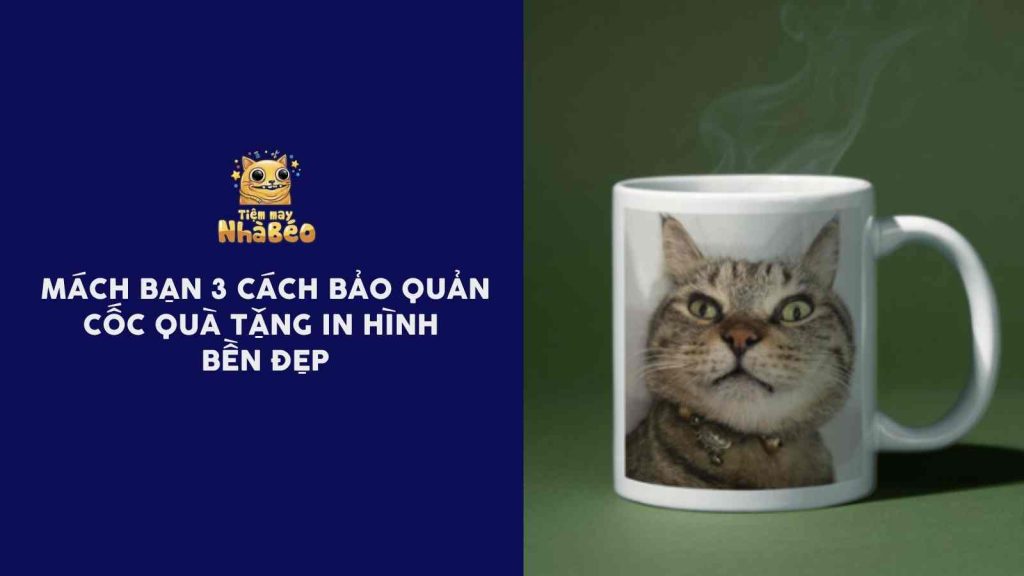 bảo quản cốc quà tặng in hình