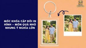 móc khóa cặp đôi in hình - món quà nhỏ những ý nghĩa lớn