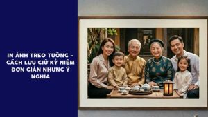 khung in hình treo tường