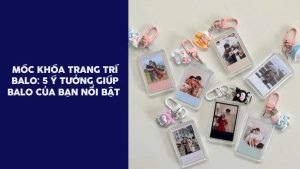 móc khóa trang trí balo